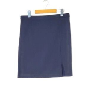 Joe Fresh Classic Women's Black Zipper Back Business Casual Skirt Size 6